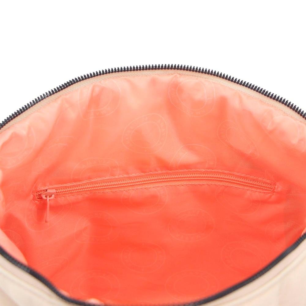 Bolsa Mão New Sport Fitness Nylon Amayra Bege 3