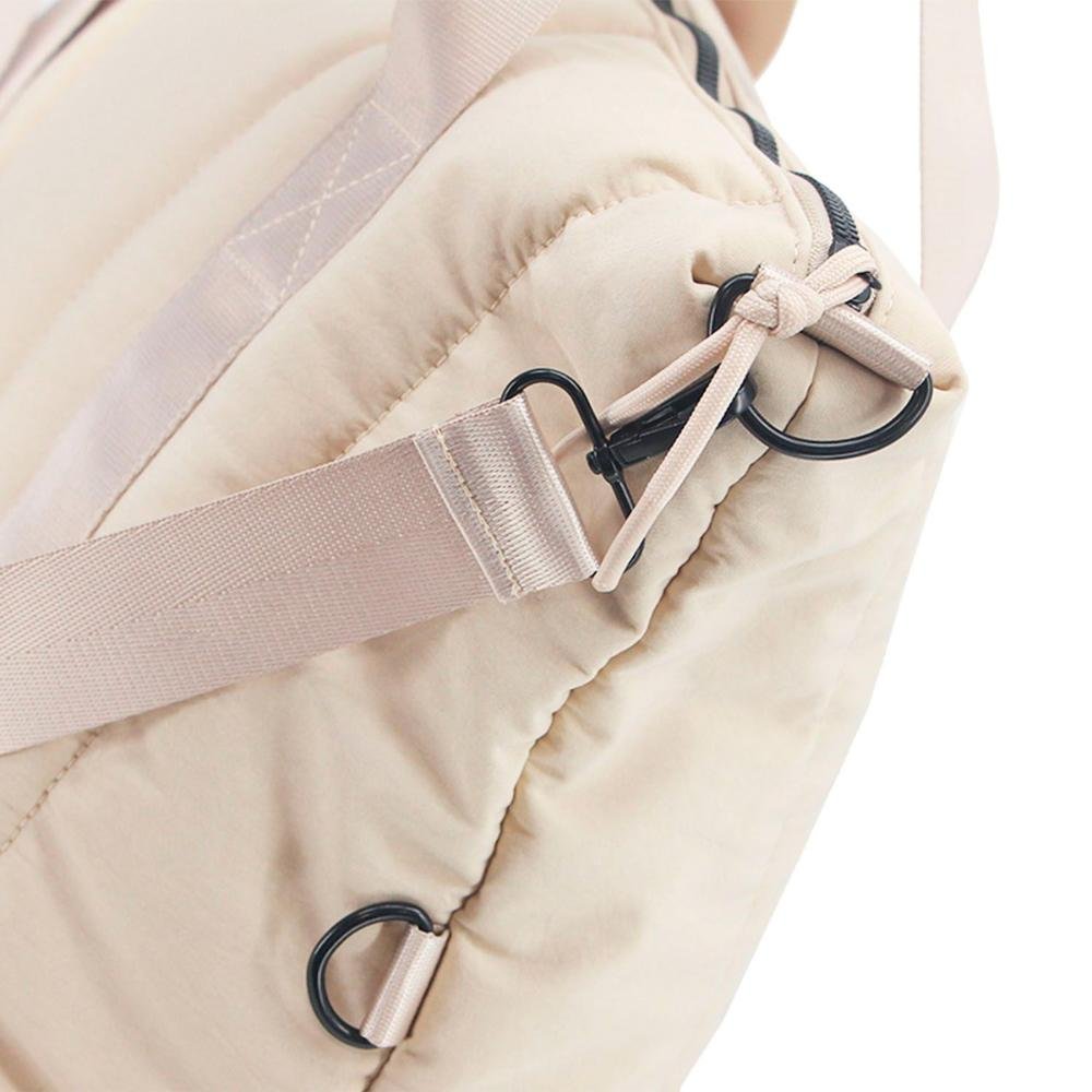 Bolsa Mão New Sport Fitness Nylon Amayra Bege 4