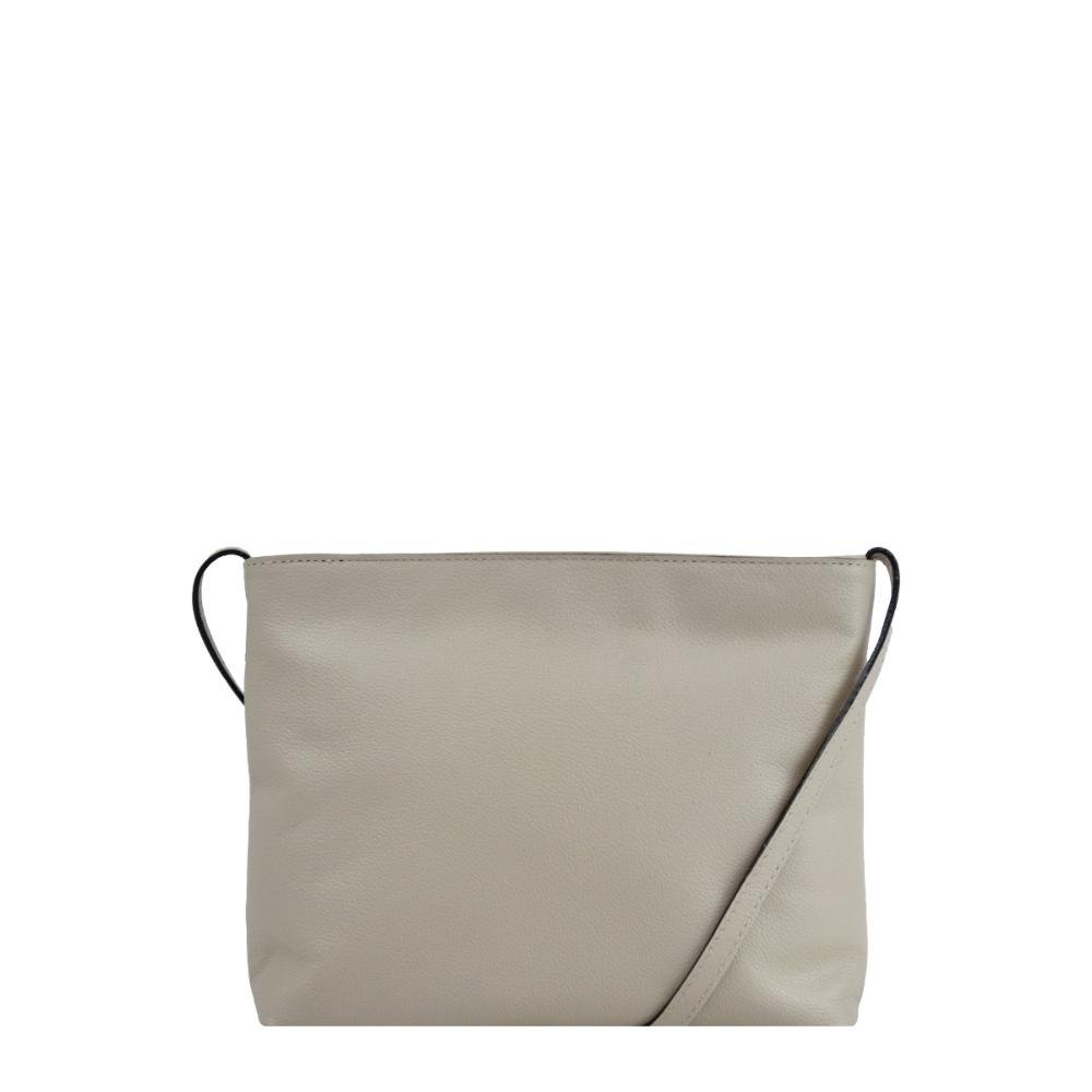 Bolsa Couro Transversal Elisabeth II BM-696 Le Postiche Bege 2