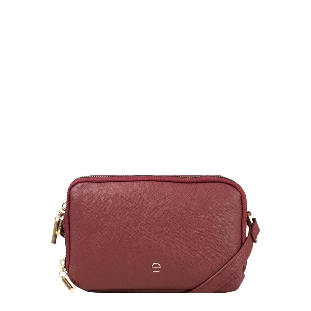 Bolsa Transversal 2 Divisórias Pêndulo Saffiano BLP67149 Le Postiche