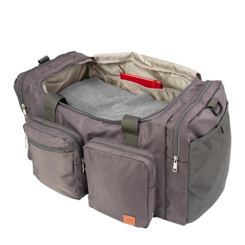 Bolsa de Viagem Nylon LPN0033 Le Postiche Cinza 4