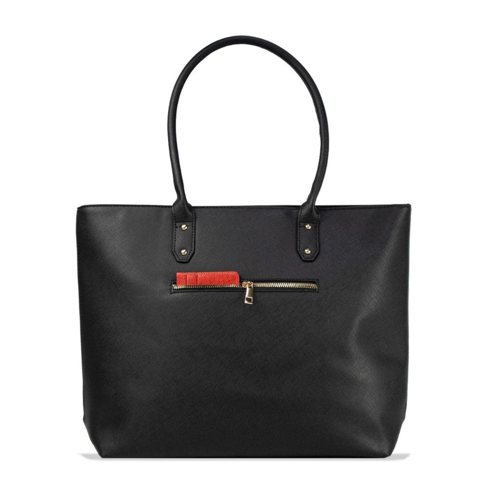 Bolsa Ombro Tote Essentials SS23013CA Le Postiche Preto 2