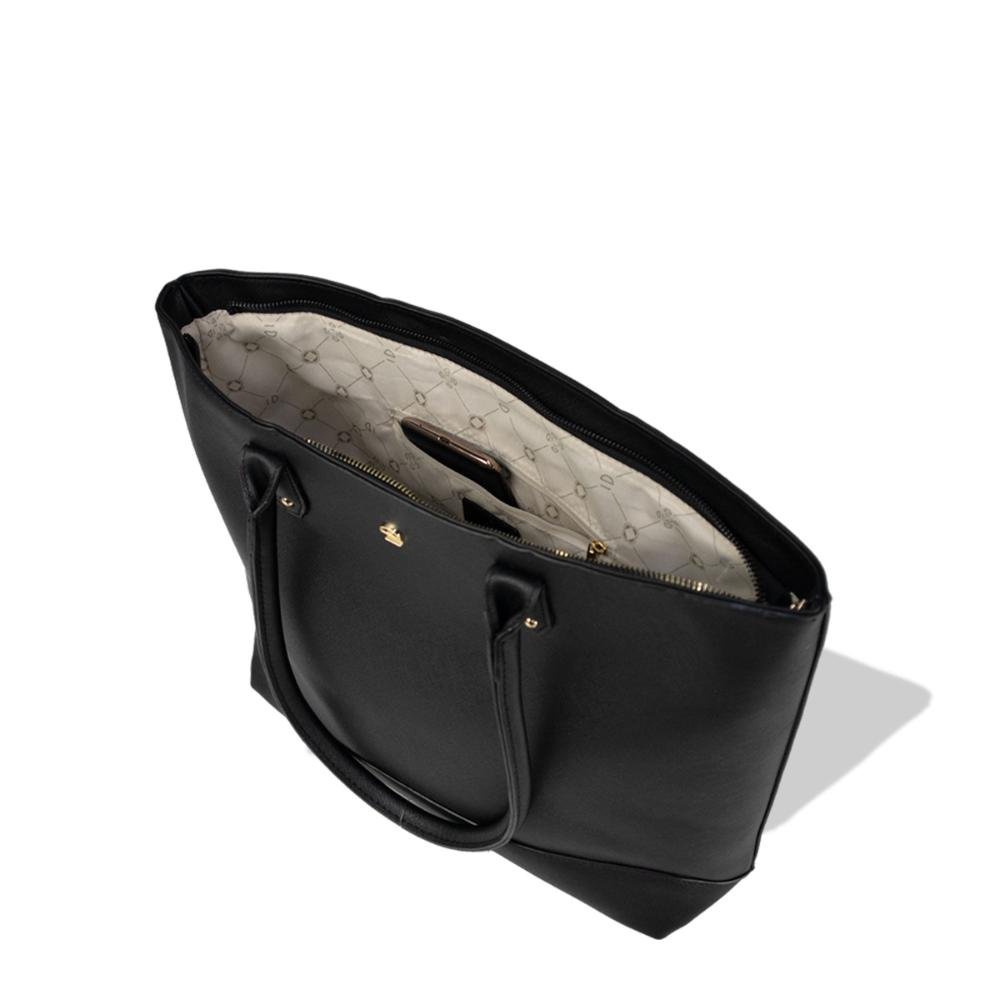 Bolsa Ombro Tote Essentials SS23013CA Le Postiche Preto 4