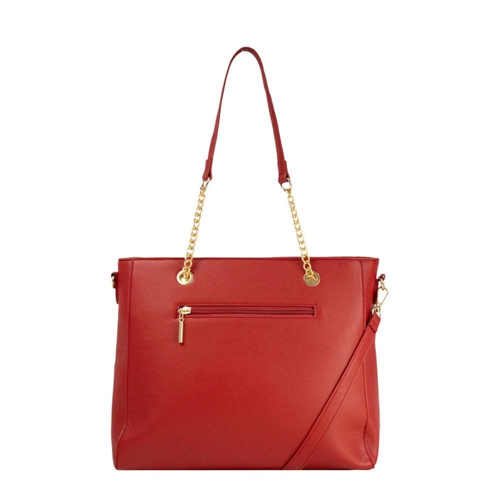 Bolsa Mão e Transversal Tote Matelassê BS67336LP Le Postiche Vermelho 2