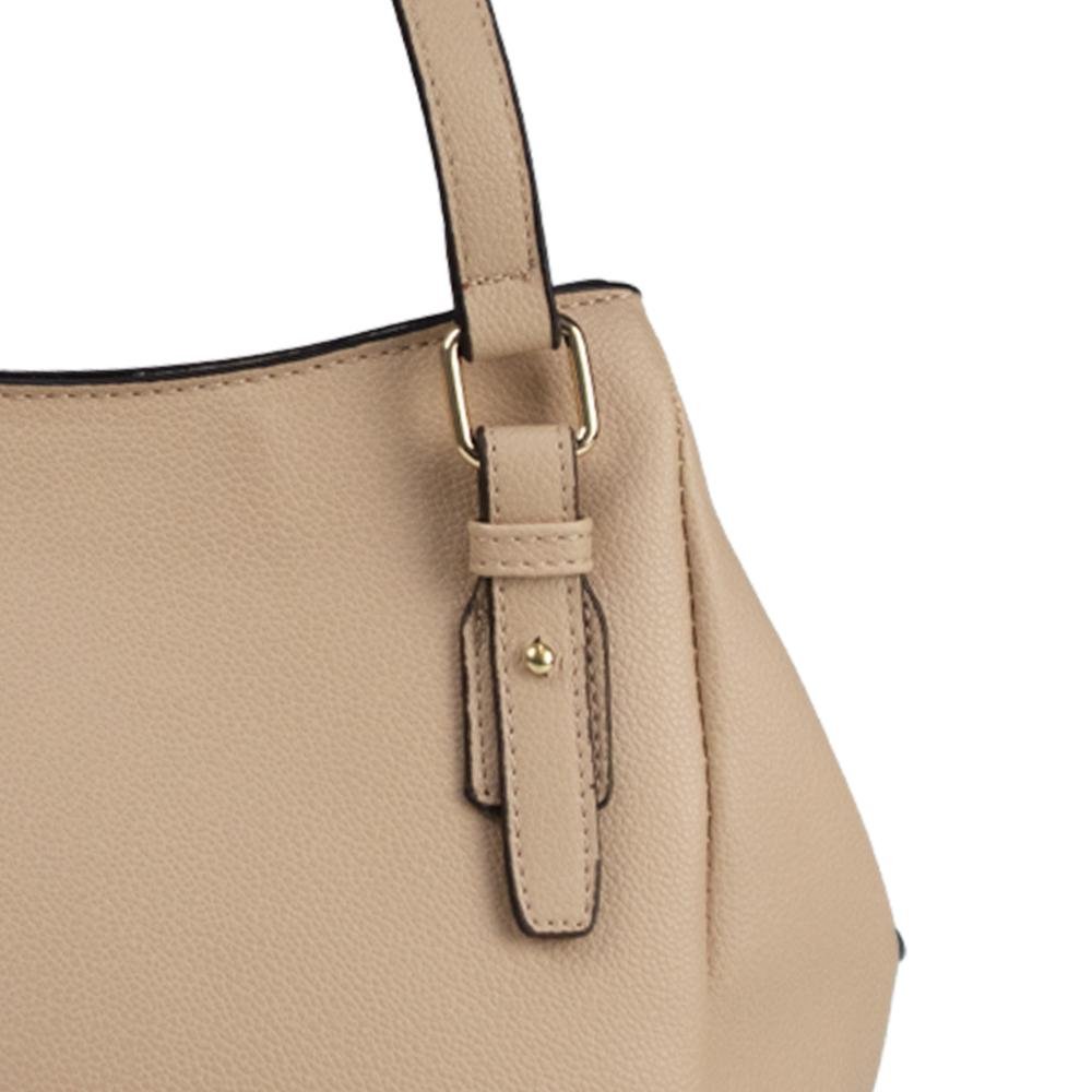 Bolsa Ombro Classic SS23003OW Le Postiche Bege 5