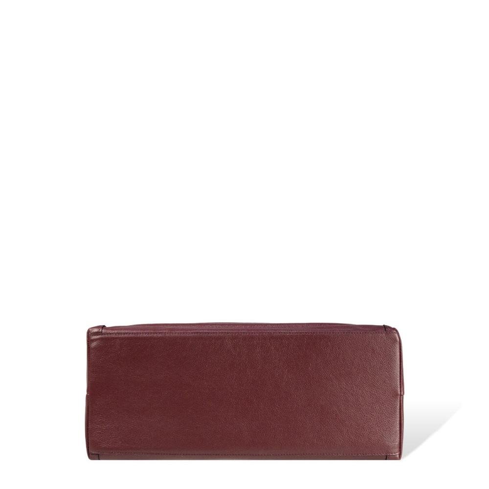 Bolsa Couro Ombro Tote Matelasse BM-840 Lepostiche Vinho 9