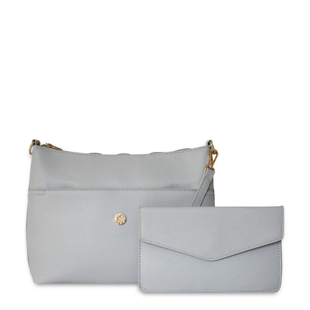 Bolsa Tiracolo 2 em 1 SS23007 Le Postiche Azul Claro 3