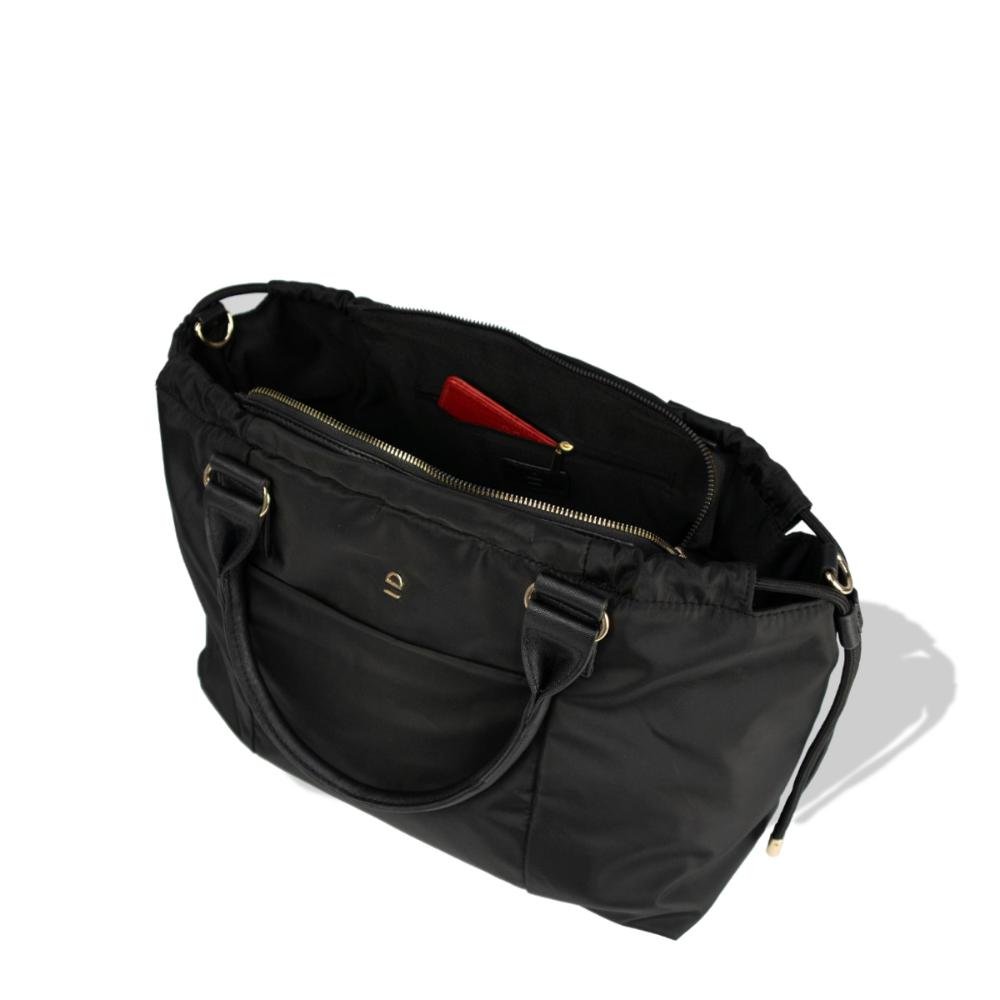Bolsa Transversal e Mão Sport Nylon Le Postiche Preto 8