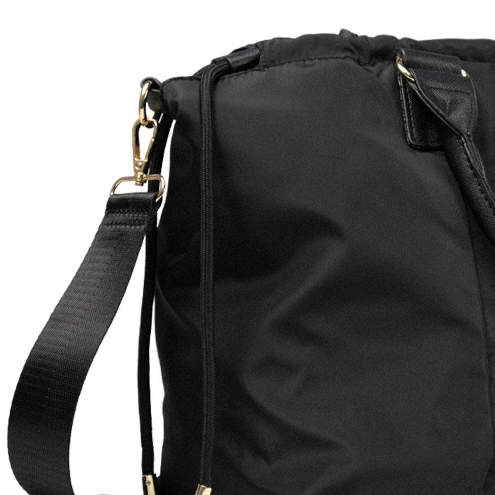 Bolsa Transversal e Mão Sport Nylon Le Postiche Preto 9