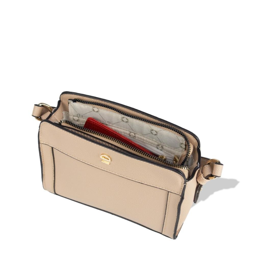 Bolsa Transversal Classic SS23008OW Le Postiche Bege 4