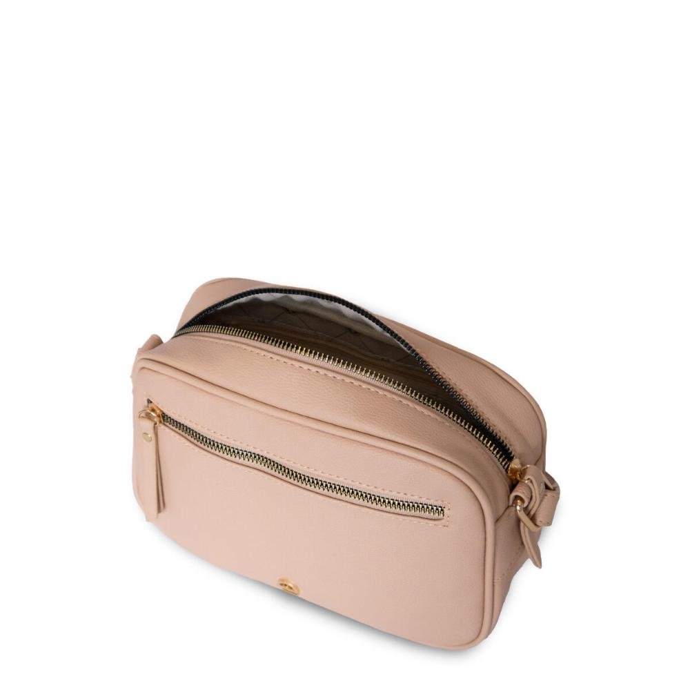 Bolsa Transversal Mini Floater SS230151 Le Postiche Bege 4