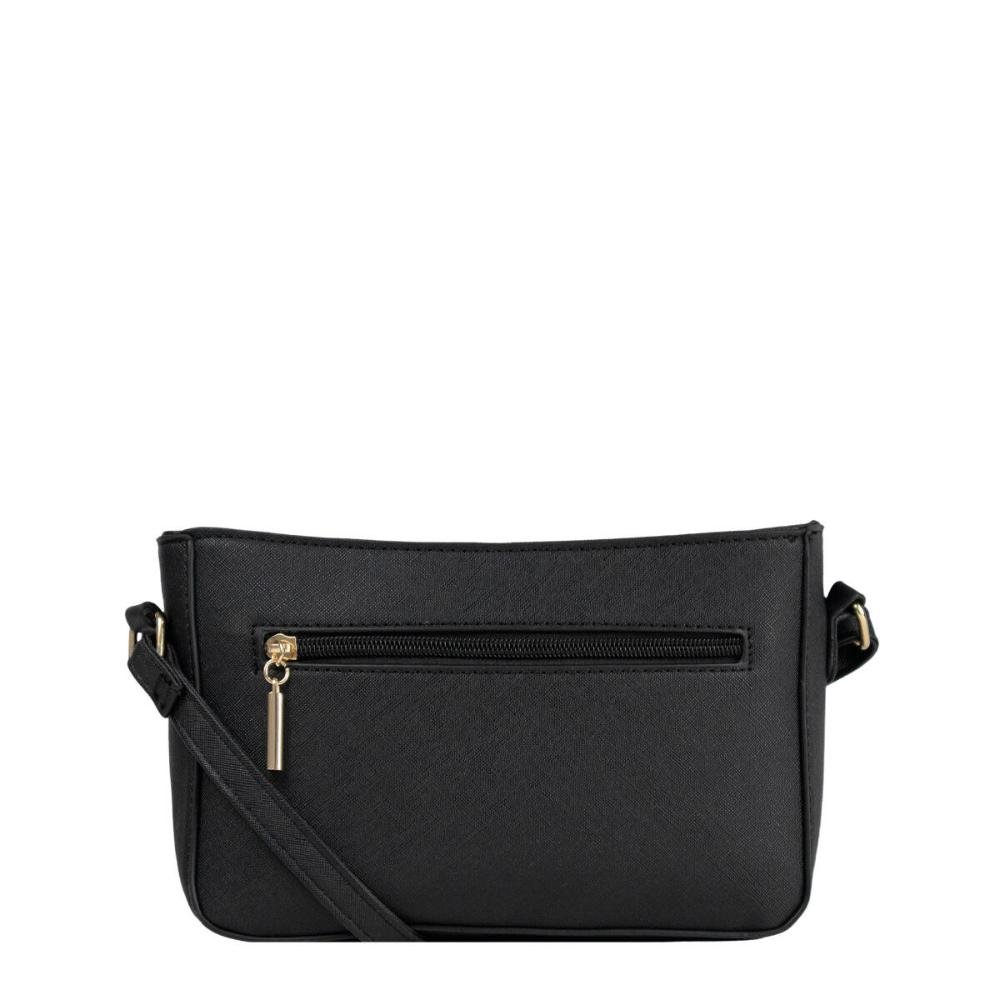 Bolsa Transversal Saffiano Basic BS67373LP Le Postiche Preto 3