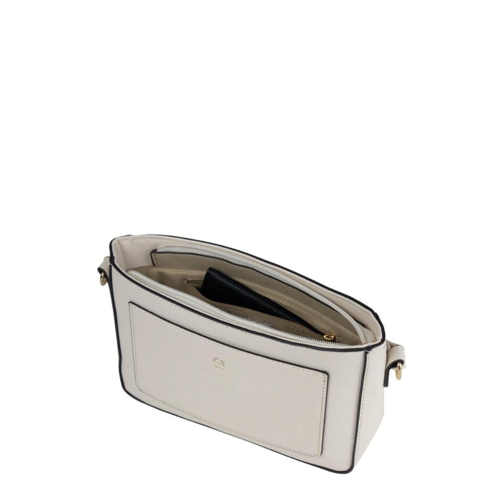 Bolsa Transversal Saffiano Basic BS67373LP Le Postiche Off White 5