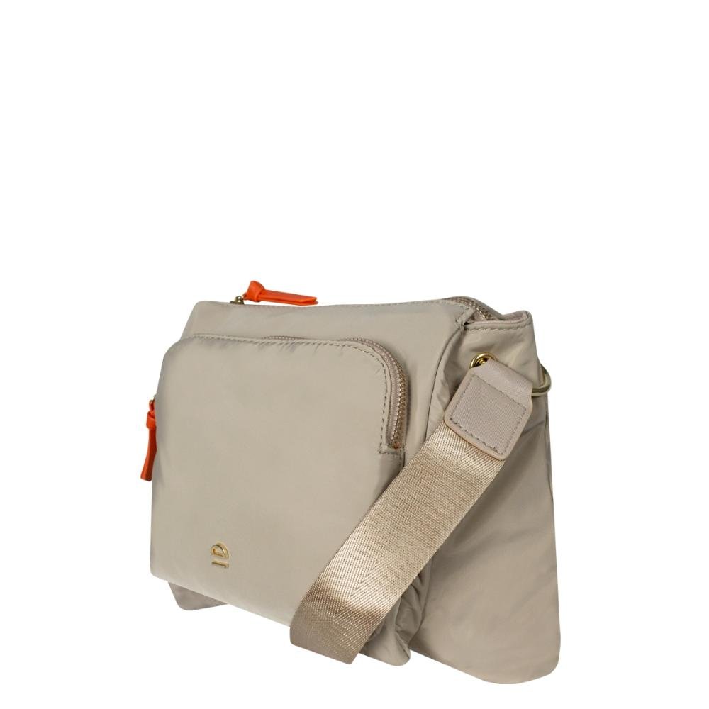 Bolsa Transversal Sport Nylon Le Postiche Bege 2