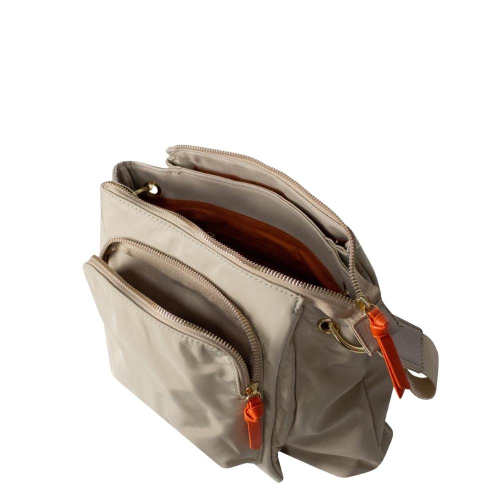 Bolsa Transversal Sport Nylon Le Postiche Bege 4