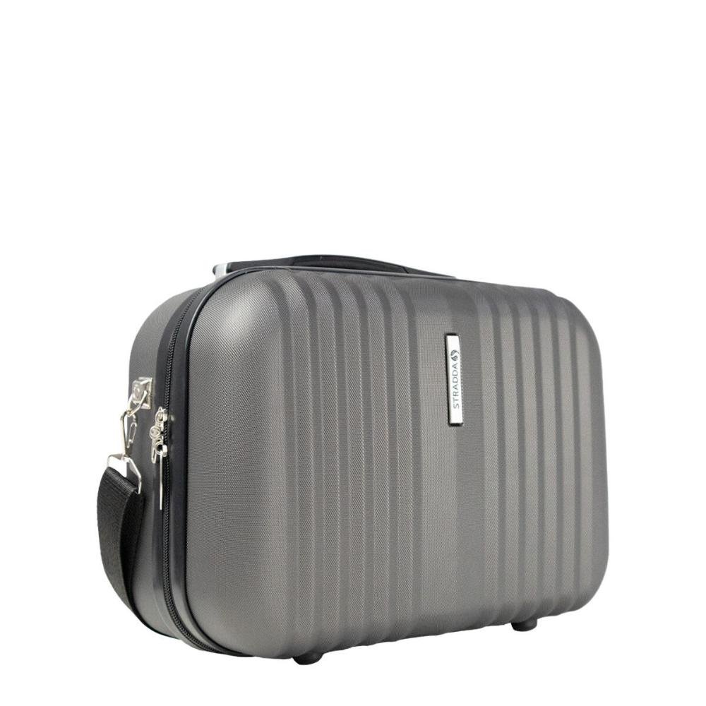 Frasqueira de Viagem Rígida ABS Hamburgo Stradda Grafite 2