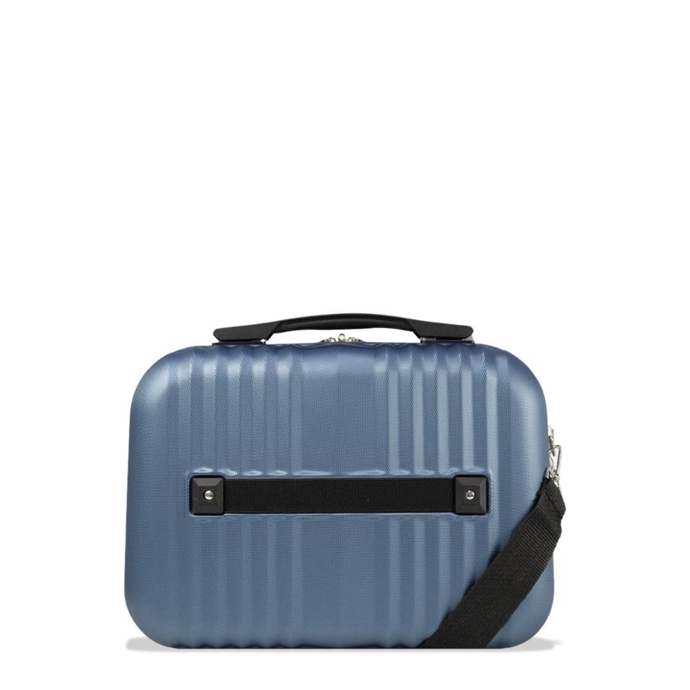 Frasqueira de Viagem Rígida ABS Hamburgo Stradda Azul 6