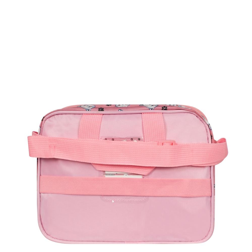 Lancheira Gatinha Infantil Luxcel Rosa 3