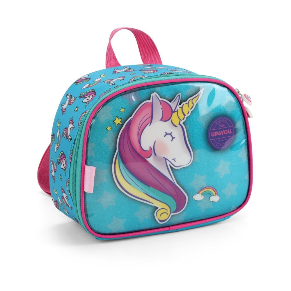 Lancheira Unicórnio Infantil LA39423UP Up4you Verde 2