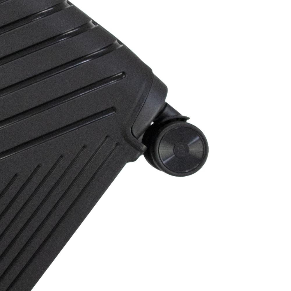 Mala de Viagem Grande 32 Kg Polipropileno Rodas Giro 360° Chicago Day By Day Preto 6