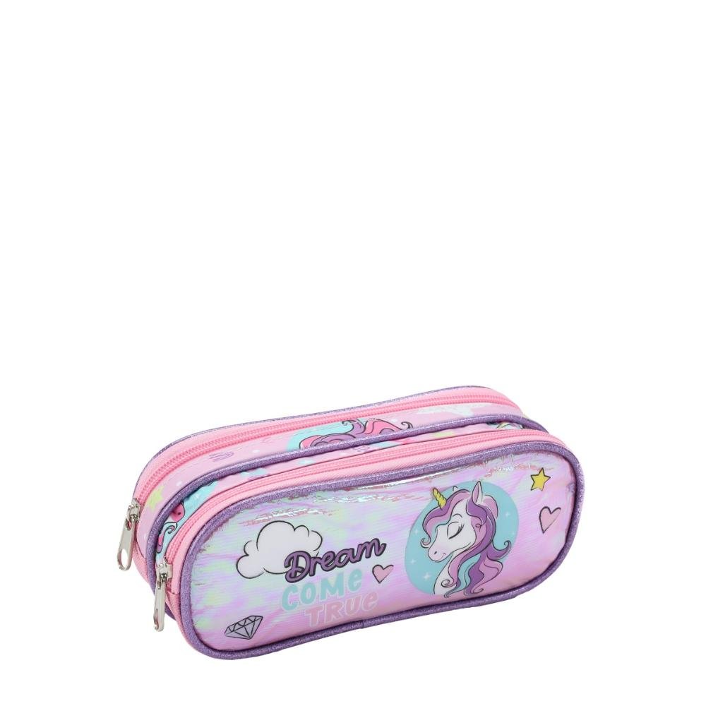 Estojo Sereia e Unicórnio ES41450 Seanite