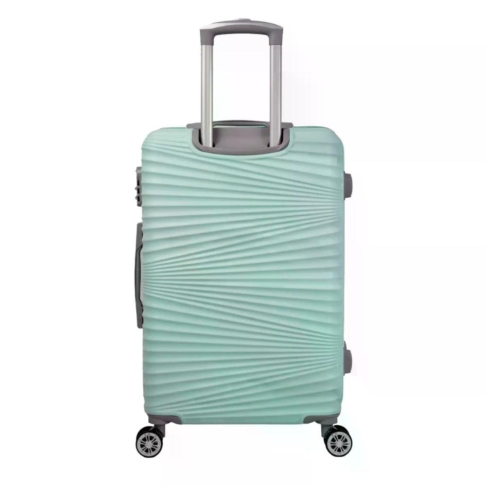 Mala Grande 32kg Rígida Rodas Giro 360º Hamburgo Stradda  Azul Claro 2