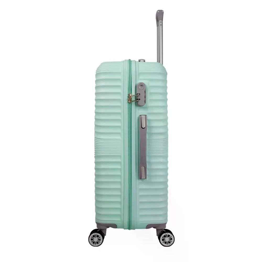 Mala Grande 32kg Rígida Rodas Giro 360º Hamburgo Stradda  Azul Claro 3