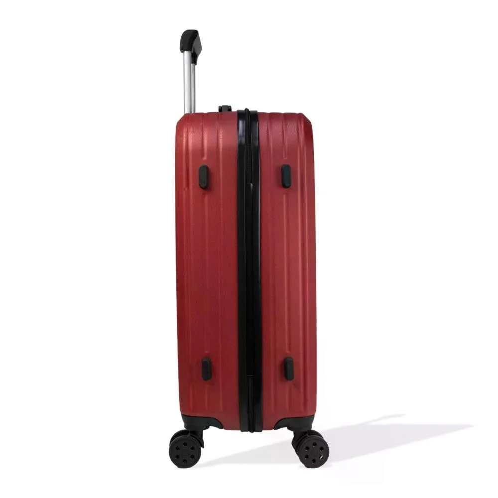 Mala Grande 32kg Rígida Rodas Giro 360º Hamburgo Stradda Vermelho 2
