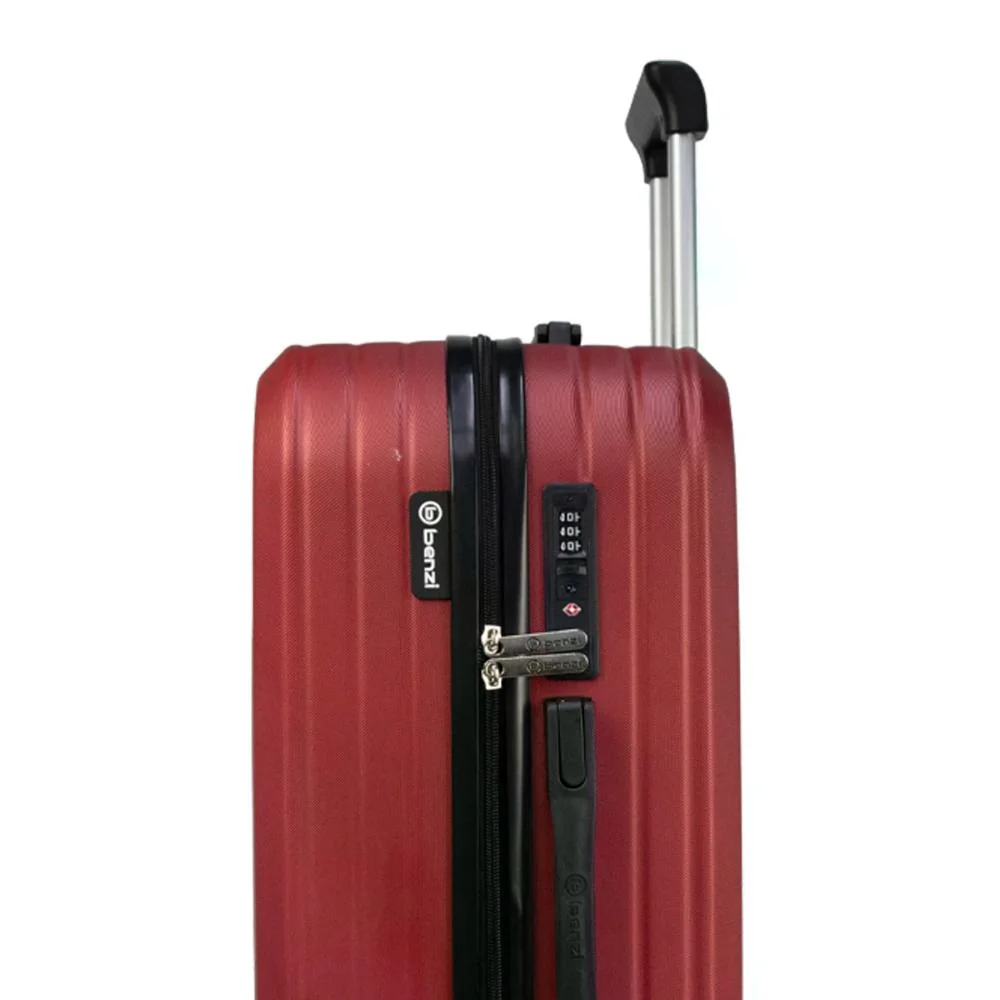 Mala Grande 32kg Rígida Rodas Giro 360º Hamburgo Stradda Vermelho 4