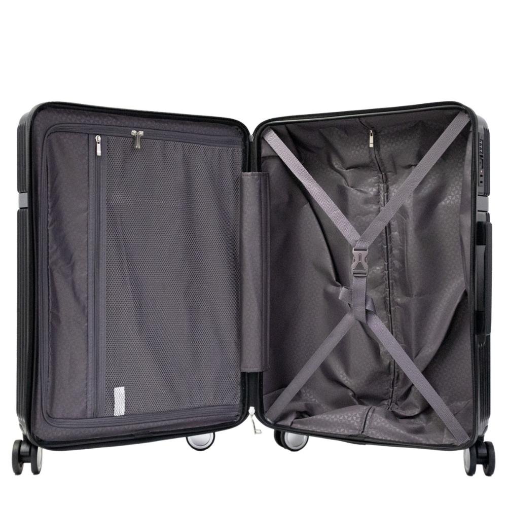 Mala Grande 32kg com Rodas Giro 360º Style Line Echolac Preto 5