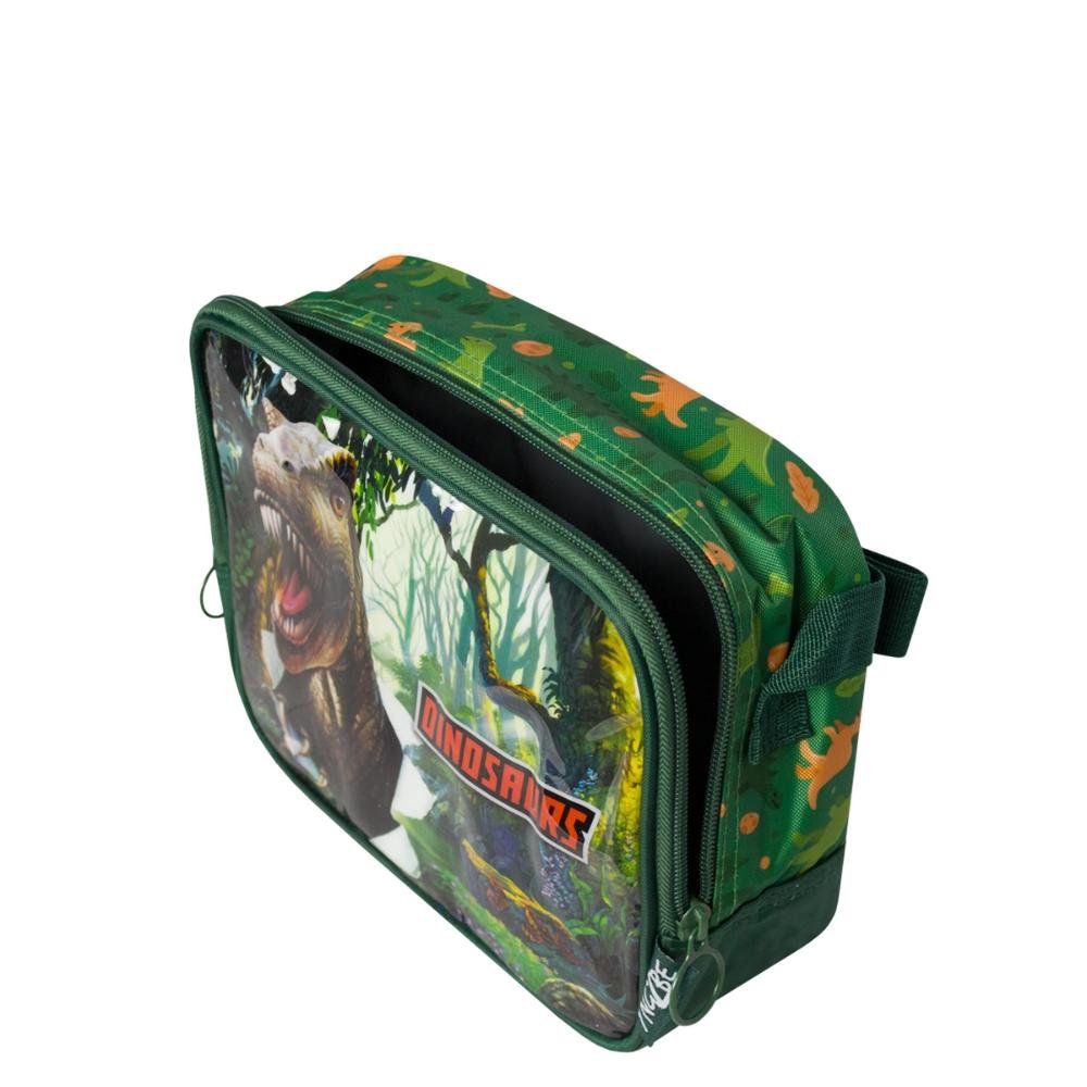 Lancheira Dinossauro Infantil Luxcel Verde 4