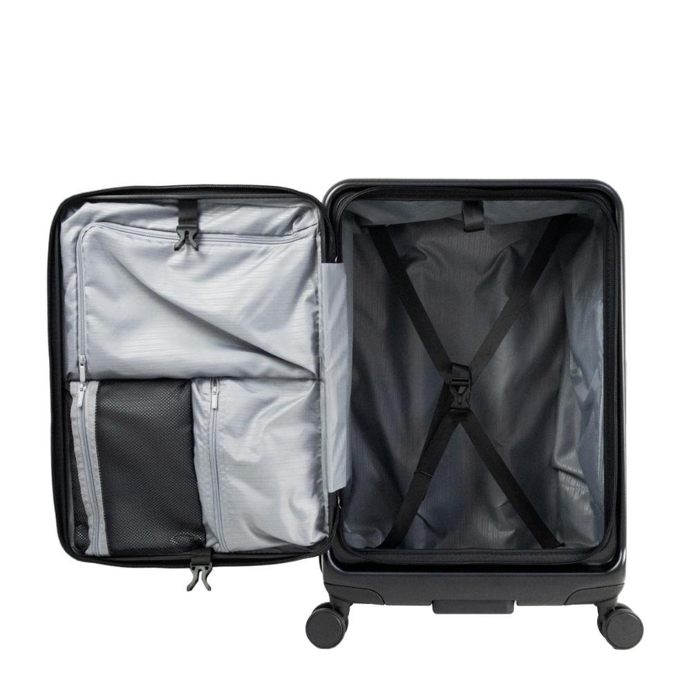 Mala Média 23kg com Rodas Giro 360º Policarbonato Monte Carlo Le Postiche Preto 6