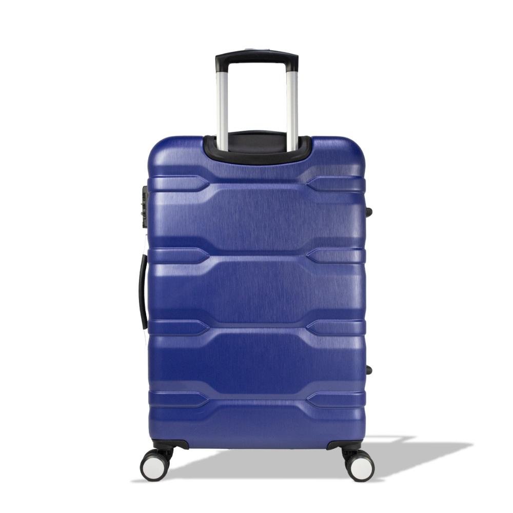 Mala Média 23kg Rígida Rodas Giro 360° Rockspin Samsonite Azul 2
