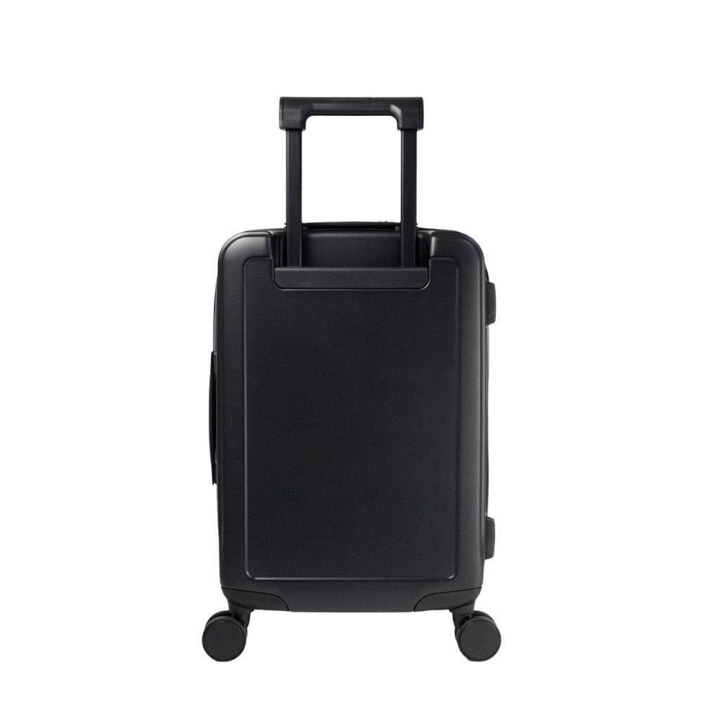 Mala Pequena de Bordo 10kg Policarbonato com Rodas 360º Monte Carlo Stradda Preto 3