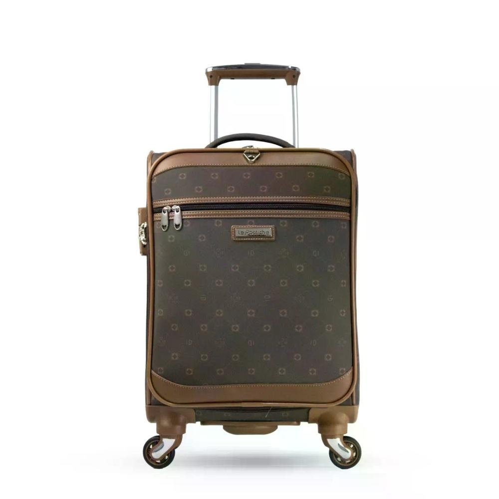 Mala Pequena de Bordo 10kg com Porta Notebook Monograma Le Postiche