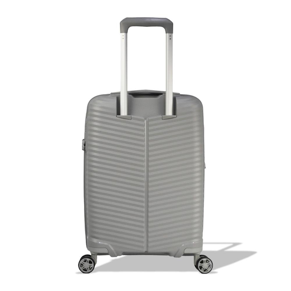 Mala Pequena de Bordo 10kg Polipropileno Rodas Giro 360° Varro Samsonite Cinza 2