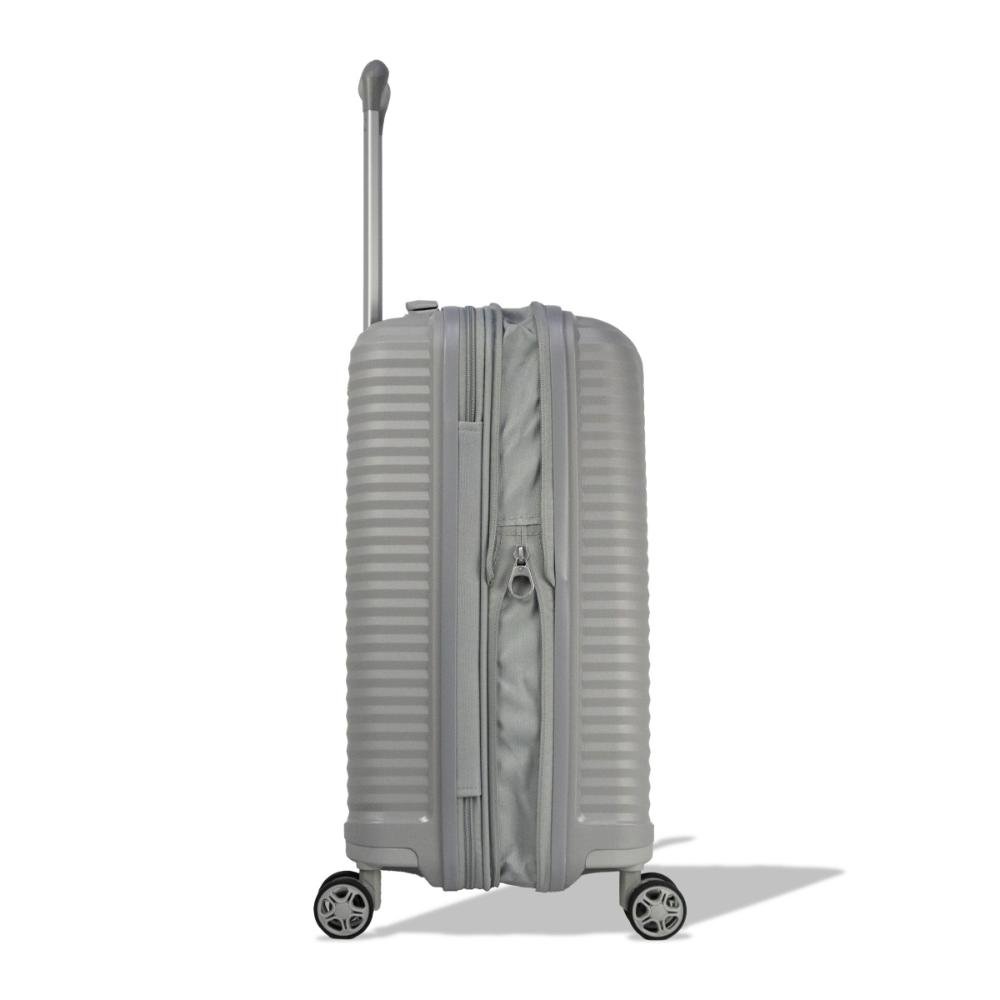 Mala Pequena de Bordo 10kg Polipropileno Rodas Giro 360° Varro Samsonite Cinza 3