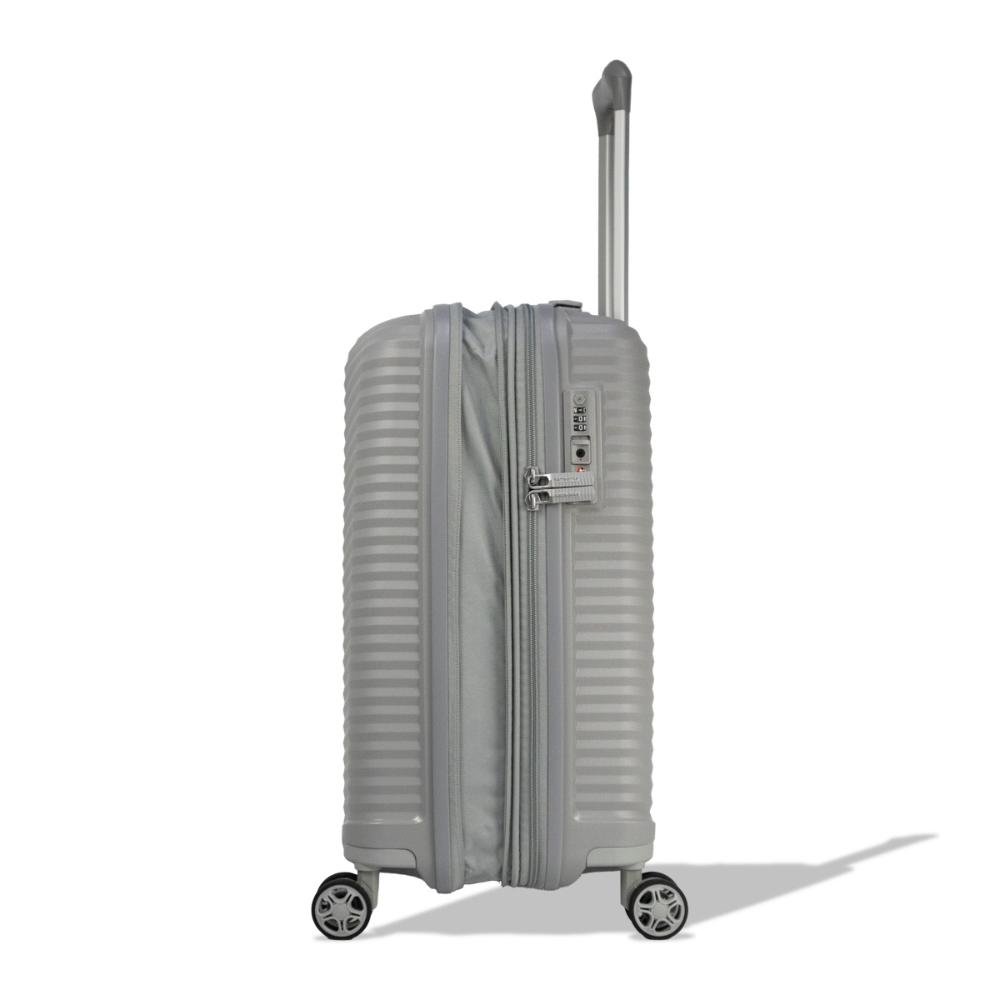 Mala Pequena de Bordo 10kg Polipropileno Rodas Giro 360° Varro Samsonite Cinza 4