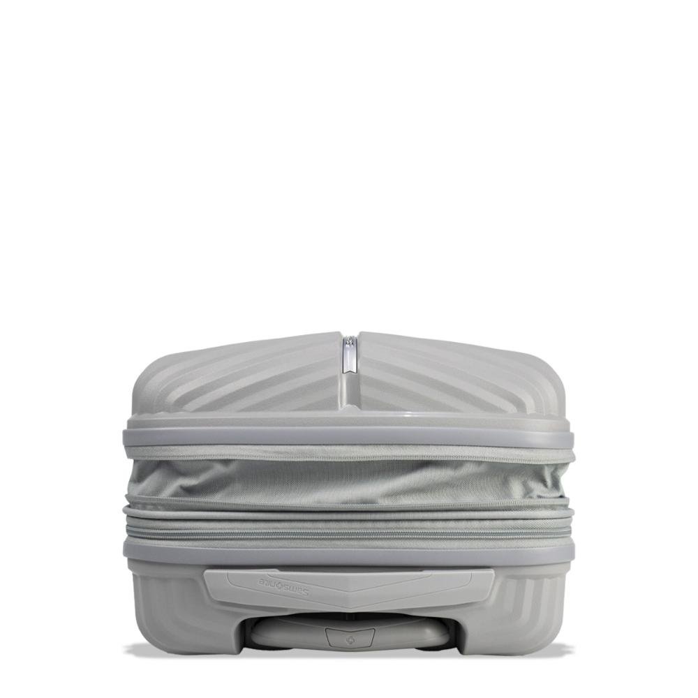 Mala Pequena de Bordo 10kg Polipropileno Rodas Giro 360° Varro Samsonite Cinza 6