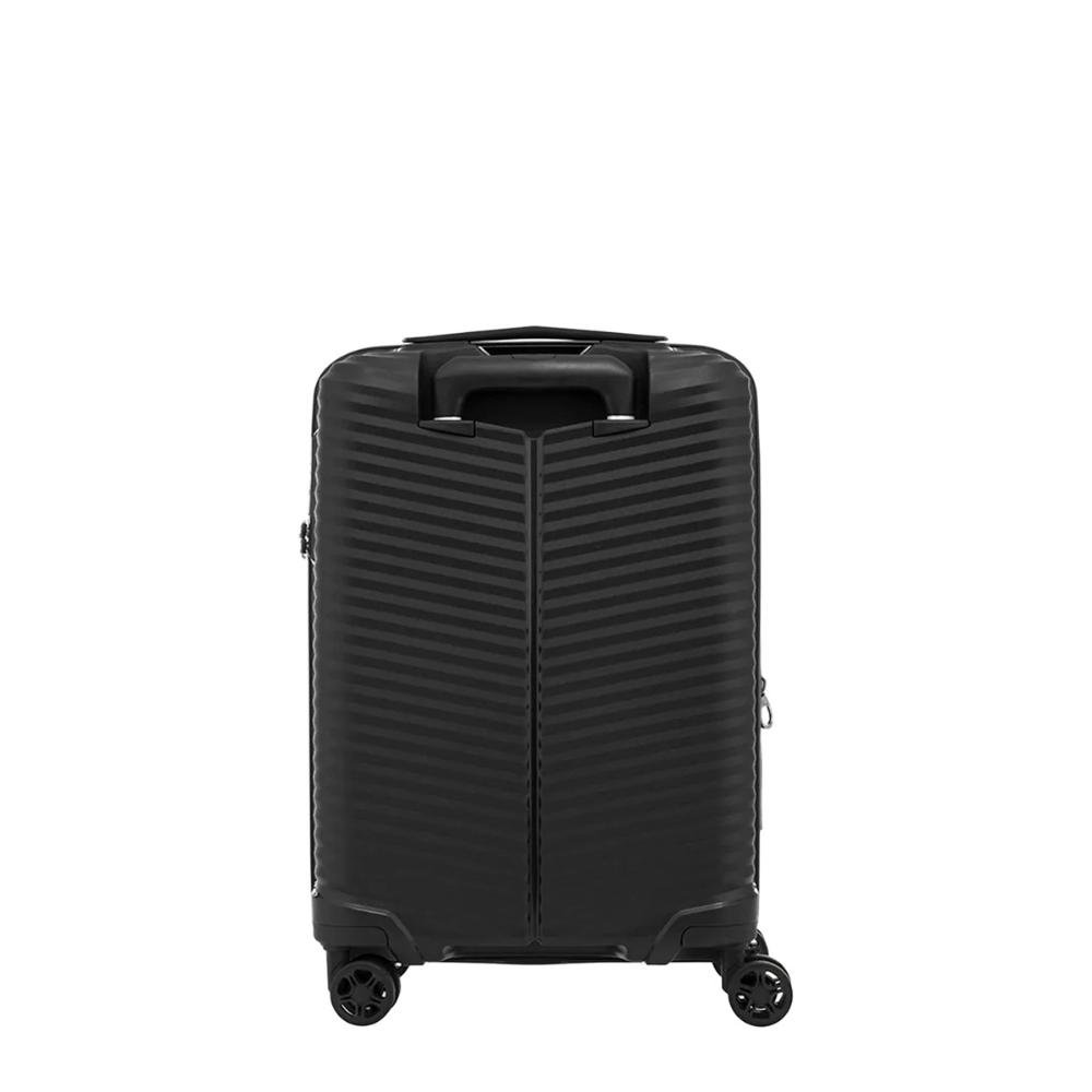 Mala Pequena de Bordo 10kg Polipropileno Rodas Giro 360° Varro Samsonite Preto 2
