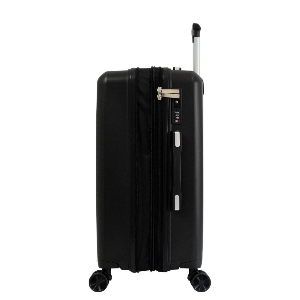 Mala Grande 32kg Polipropileno Rodas Giro 360º Madrid Le Postiche Preto 3