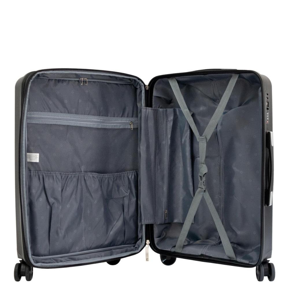 Mala Grande 32kg Polipropileno Rodas Giro 360º Madrid Le Postiche Preto 5