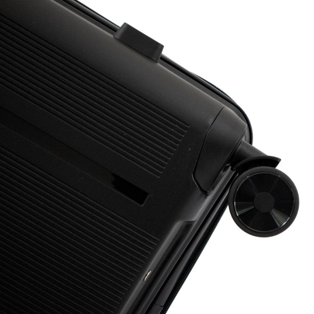 Mala Grande 32kg Polipropileno Rodas Giro 360º Madrid Le Postiche Preto 6