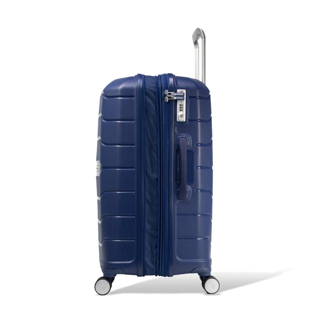 Mala Média 23kg com Rodas Giro 360º Polipropileno Octolite Samsonite Azul Marinho 3