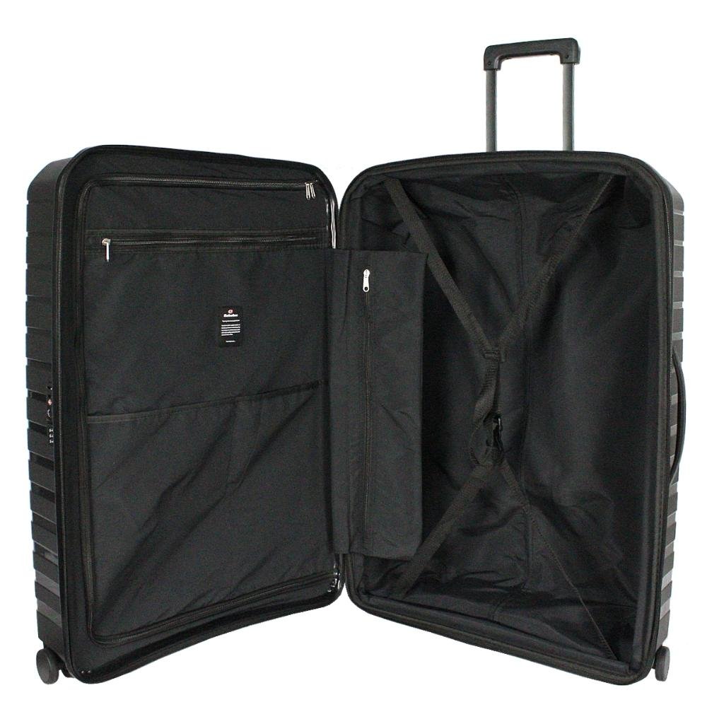 Mala Grande 32kg Rígida Rodas Giro 360° Tecno Line Echolac Preto 5