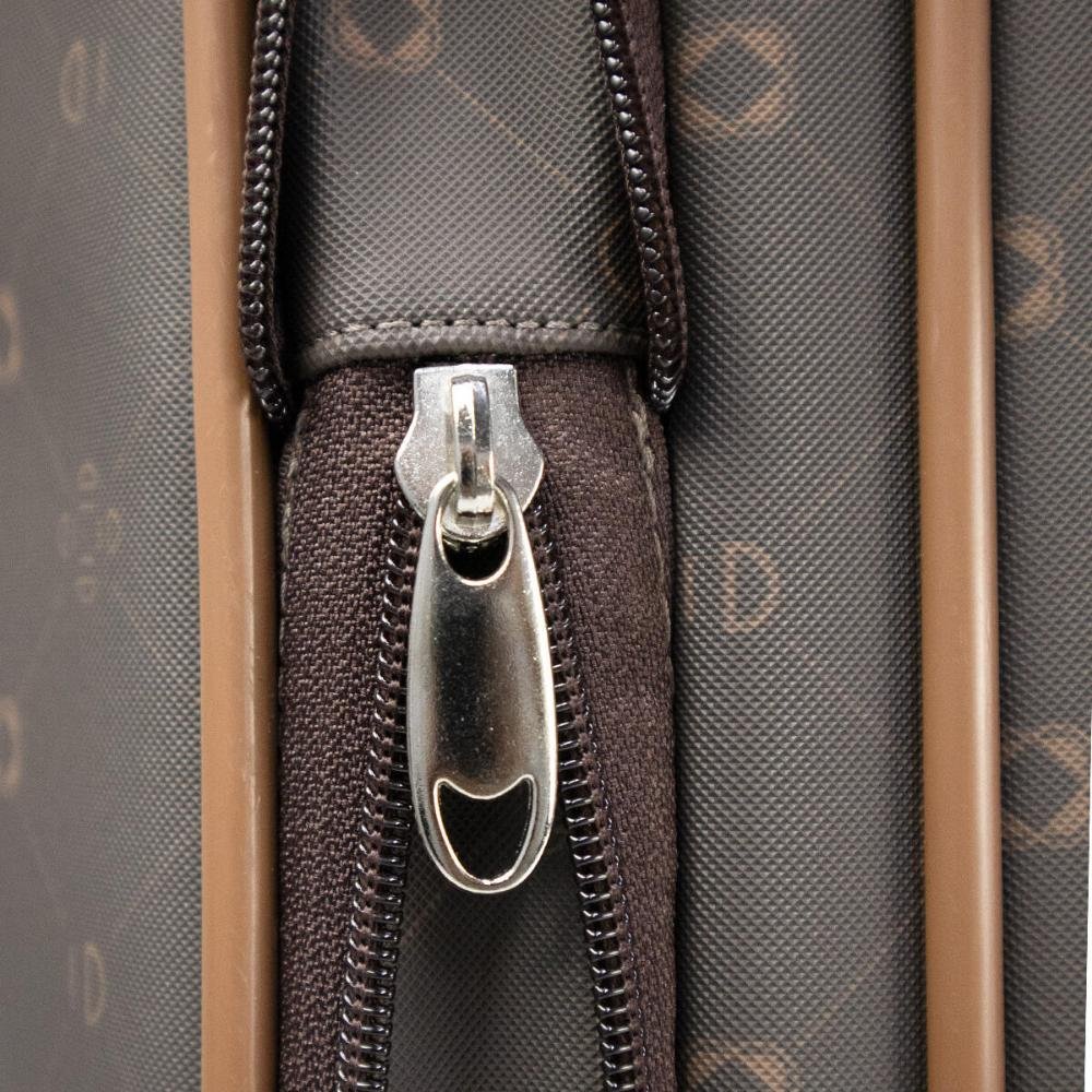 Mala Média 23kg com Rodas Fixas Monograma Le Postiche Café 8