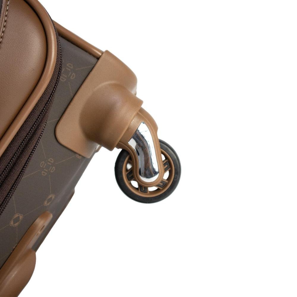 Mala Média 23kg com Rodas Fixas Monograma Le Postiche Café 10