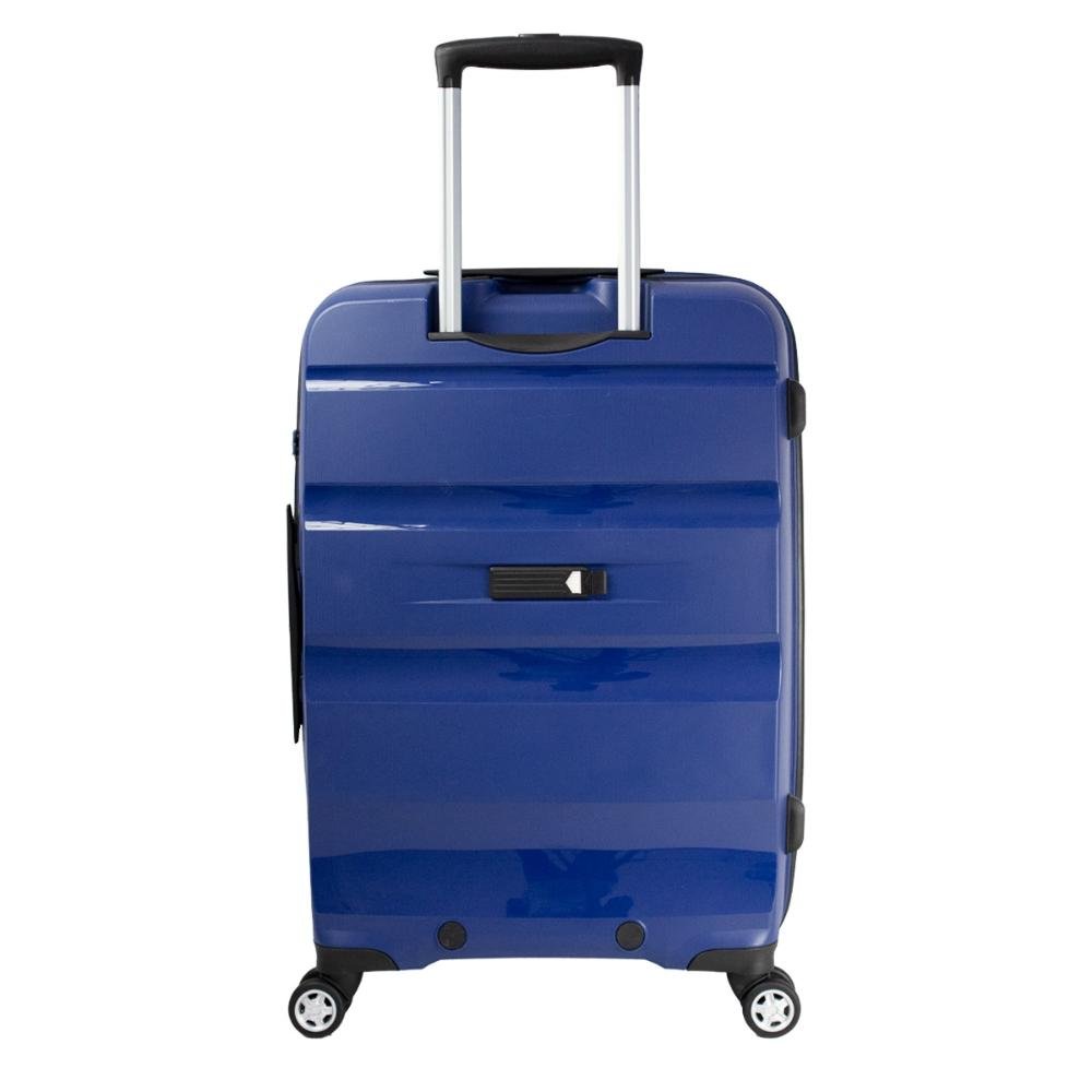 Mala Grande 32kg Polipropileno Rodas Giro 360º Spin Air Samsonite Azul 2