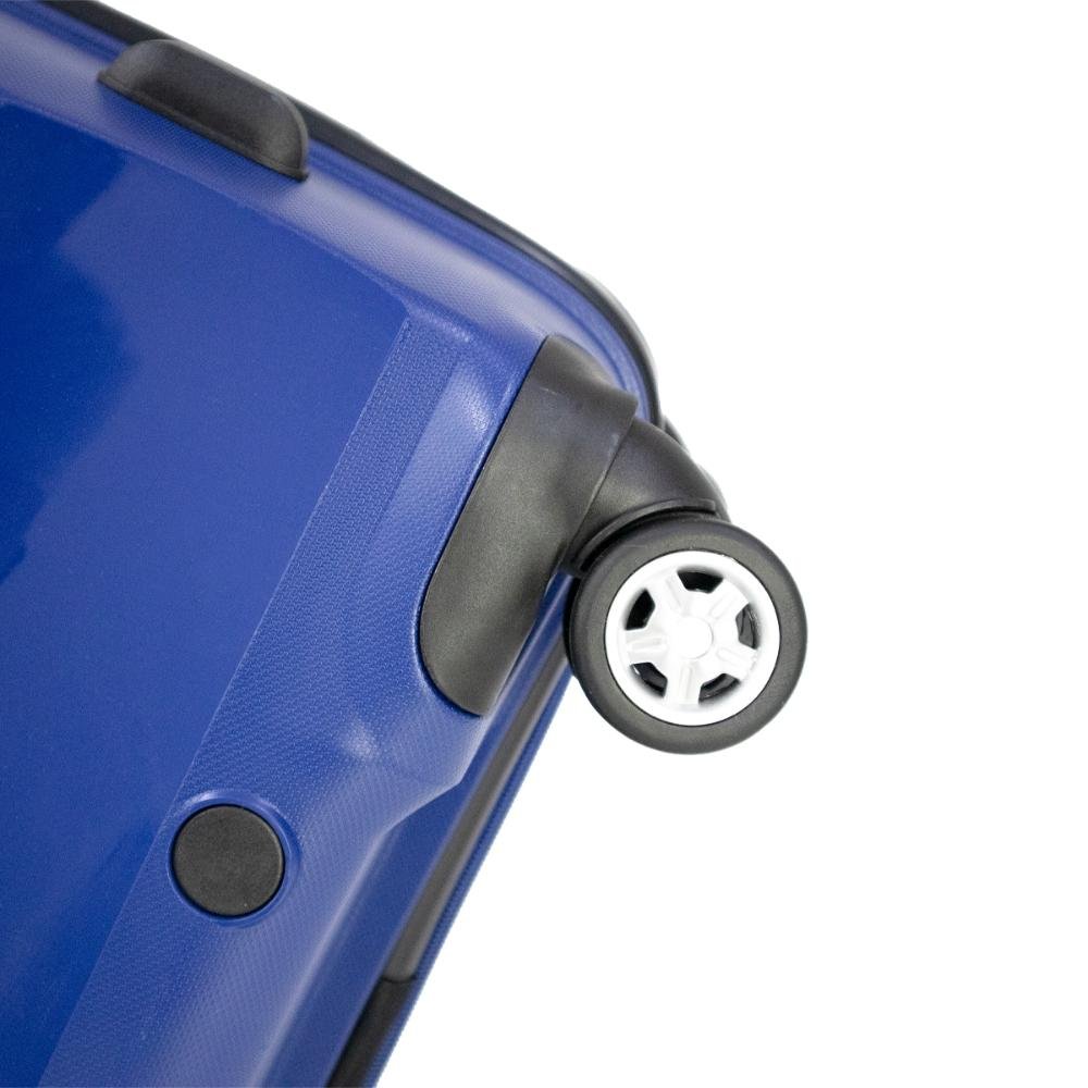 Mala Grande 32kg Polipropileno Rodas Giro 360º Spin Air Samsonite Azul 6