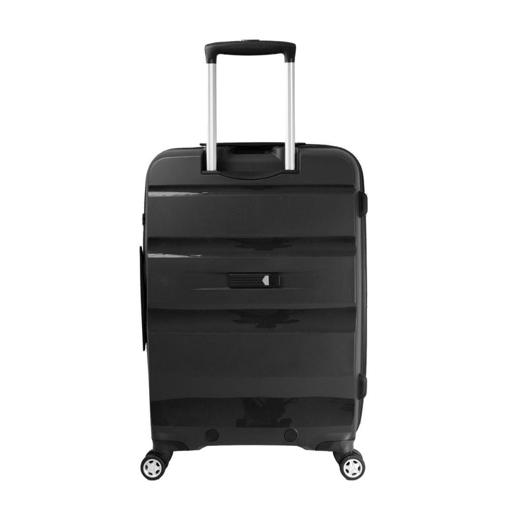 Mala Média 23kg Polipropileno com Rodas Giro 360° Rígida Spin Air Samsonite Preto 2